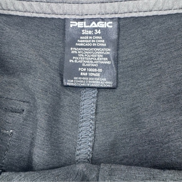 Pelagic Gray‎ Board Shorts with Blue and Red Accents - Picture 5 of 8